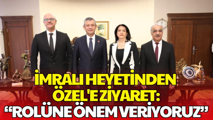 CHP-DEM Parti Görüşmesi Sonrası Özgür Özel’den Leyla Zana Tepkisi